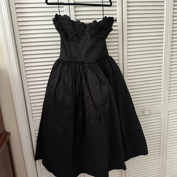 Meshki Black Strapless Maxi Dress - Picture 2 of 10